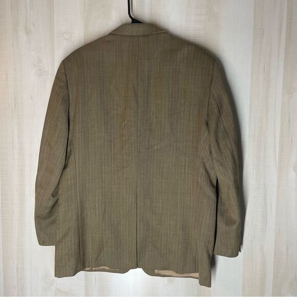 Lauren Ralph Lauren Brown Wool Two Button Blazer Size‎ 44 R - Picture 9 of 13